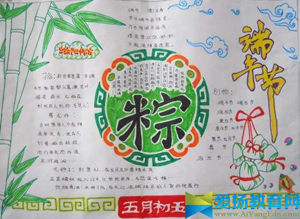 端午節(jié)手抄報(bào)圖片