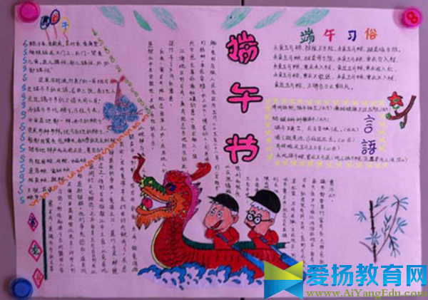 端午節(jié)手抄報(bào)版面設(shè)計(jì)圖