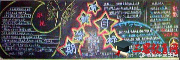 迎接開學啦黑板報