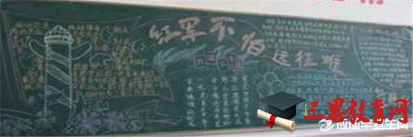  學(xué)長征精神黑板報(bào)模板大全