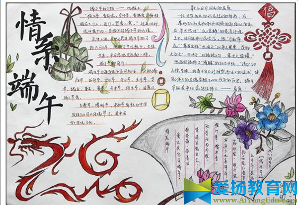 端午節手抄報圖片