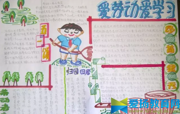 小學(xué)生五一勞動(dòng)節(jié)手抄報(bào)圖片