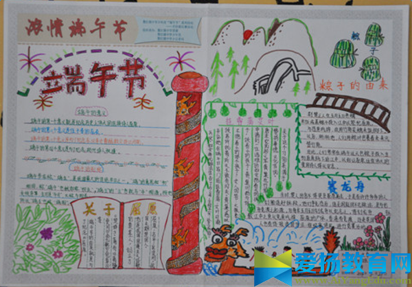 端午節(jié)手抄報(bào)花邊圖片