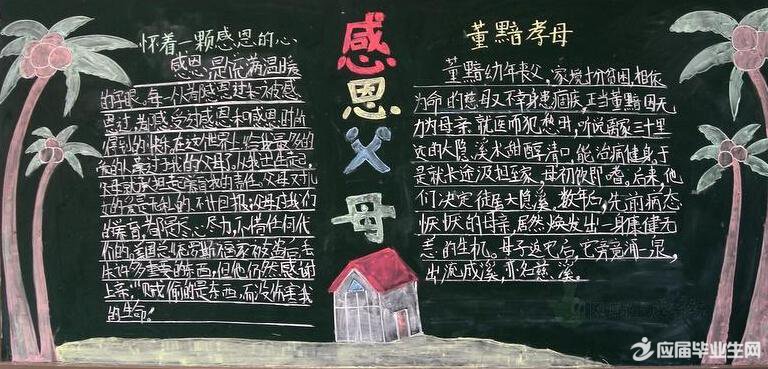 中學父親節黑板報主題