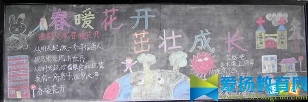 春天的贊歌黑板報圖片大全