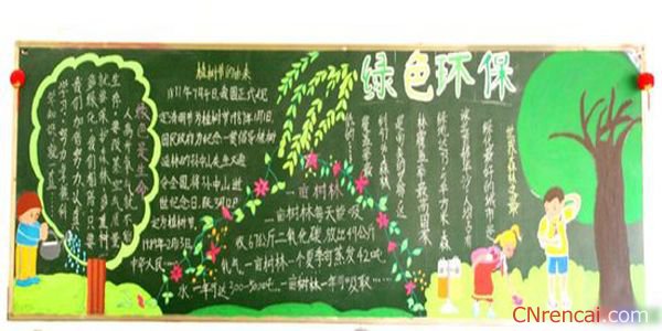 2016年植樹節黑板報資料