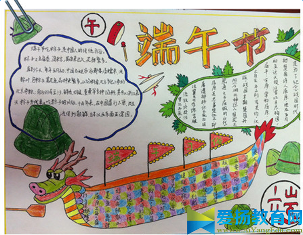 端午節的手抄報圖片